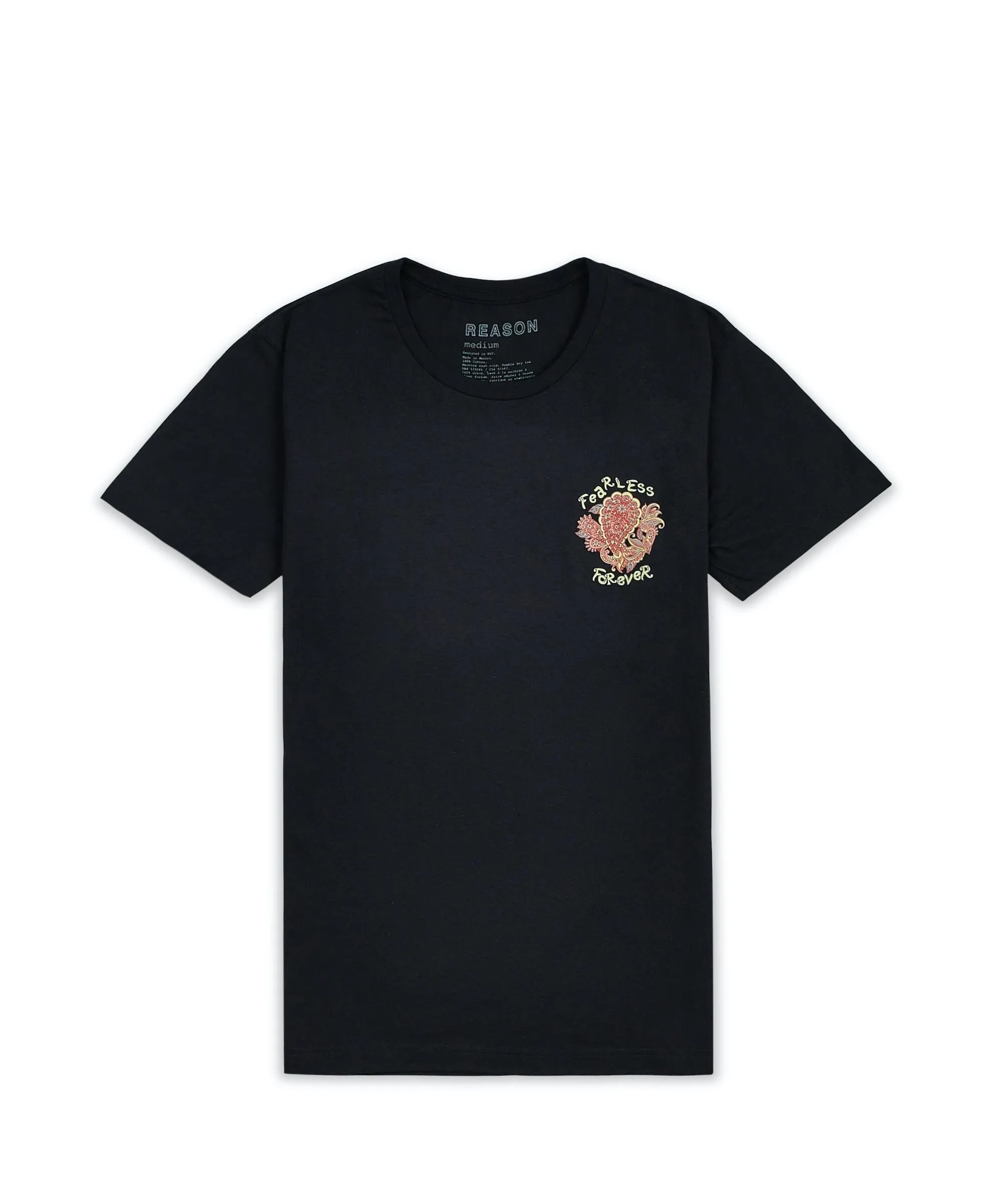 Reason Paisley Graphic Tee - Black