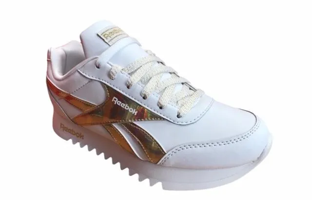 Reebok Royal CLJOG 2 Plat FW8187 white gold girls' sneakers shoe