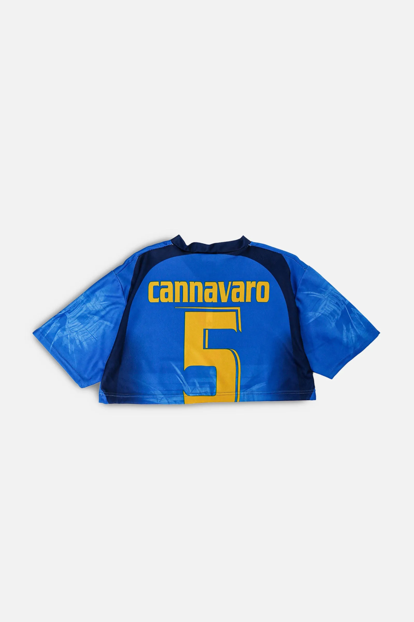 Rework Crop Italy Soccer Jersey - M