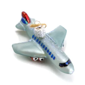 Safe Flying Passenger Airplane Travel Ornament