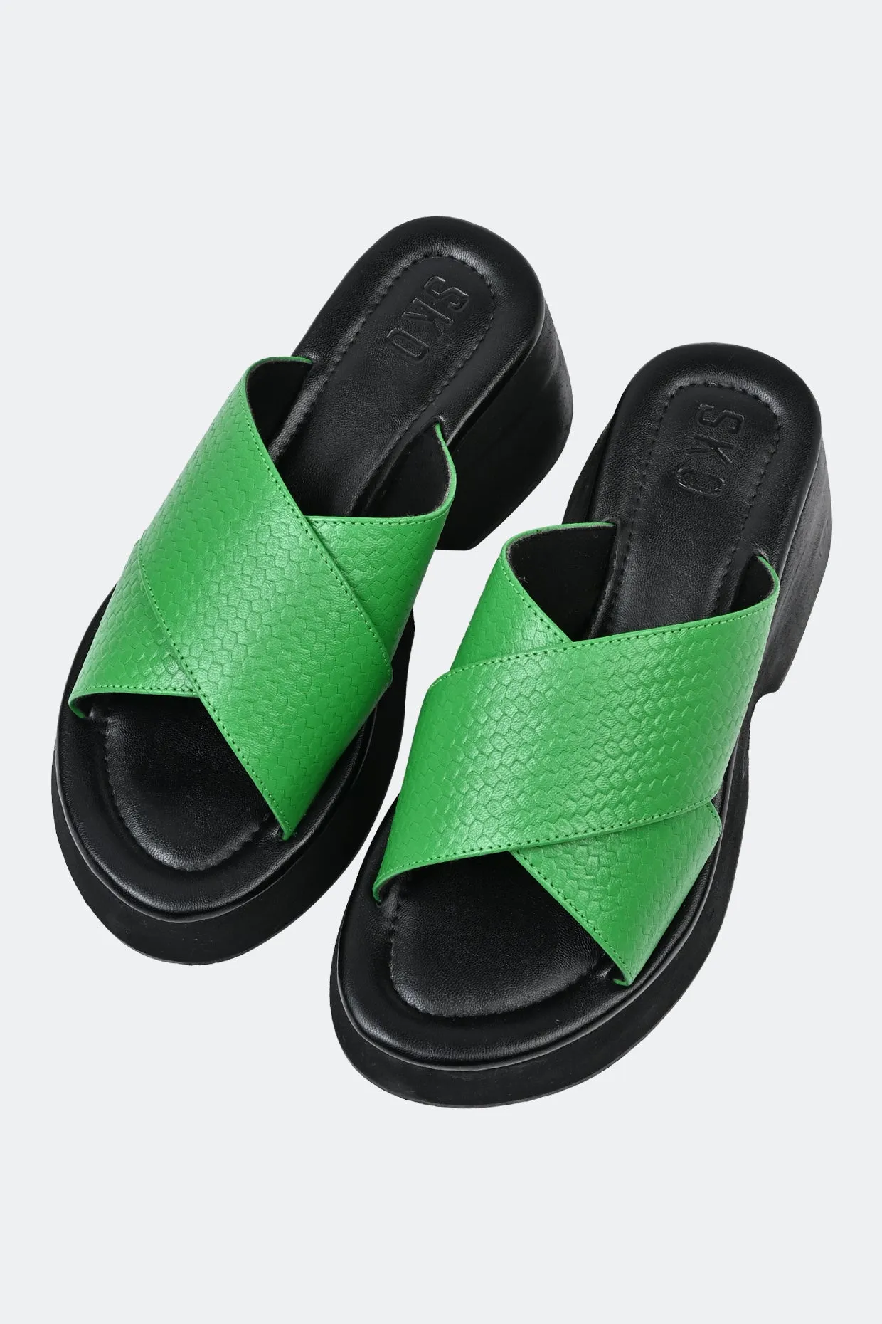 Siena Platforms in Green For Women