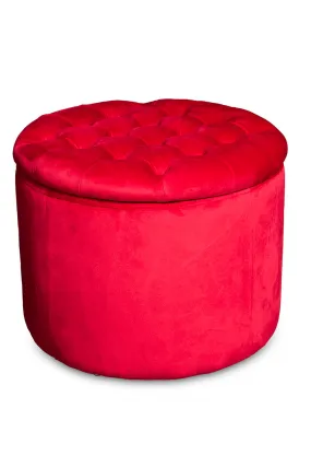 Storage Stool - Fuchsia