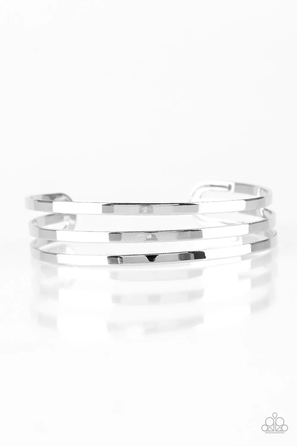 Street Sleek Silver Bracelet