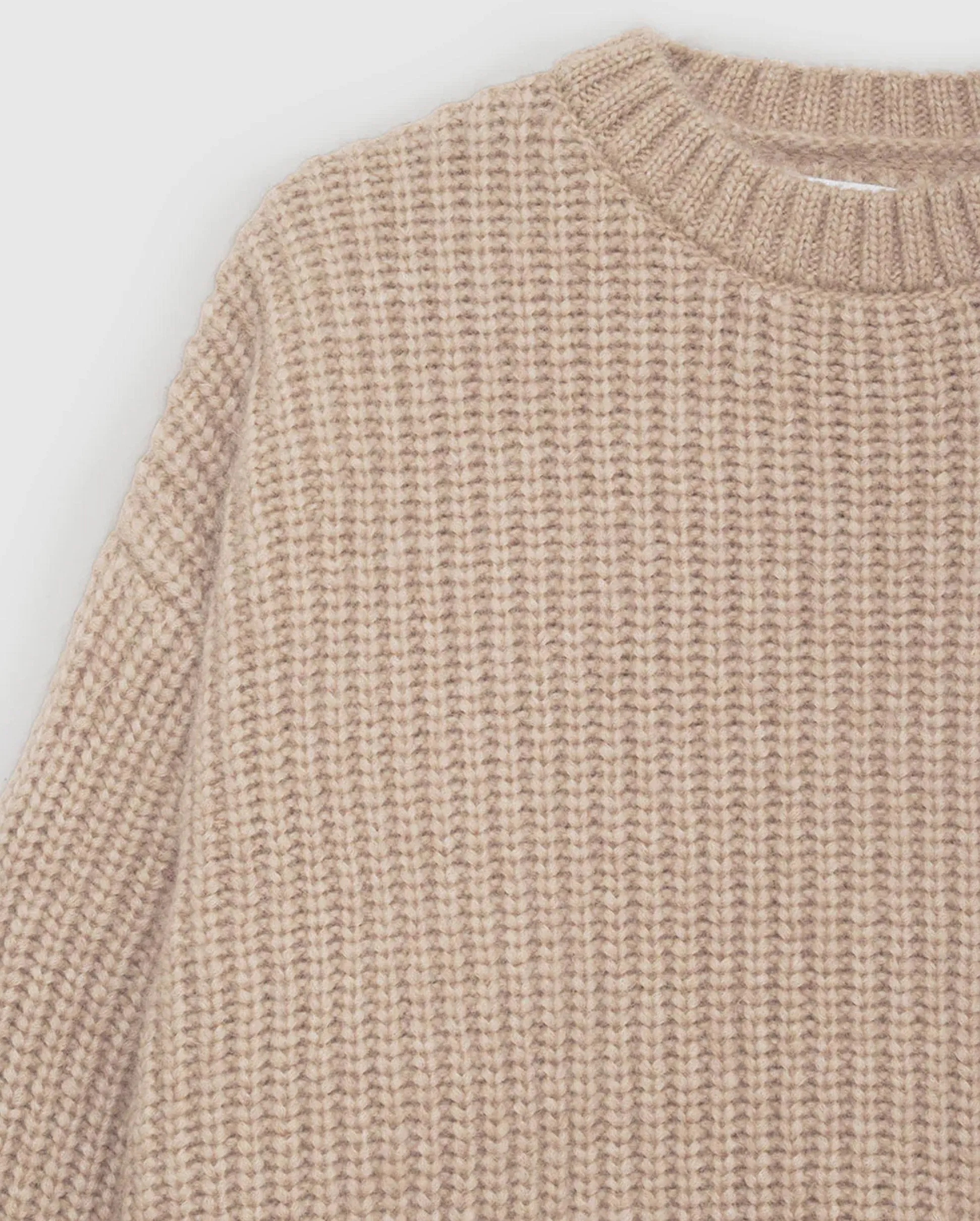 SYDNEY CREW SWEATER / CAMEL