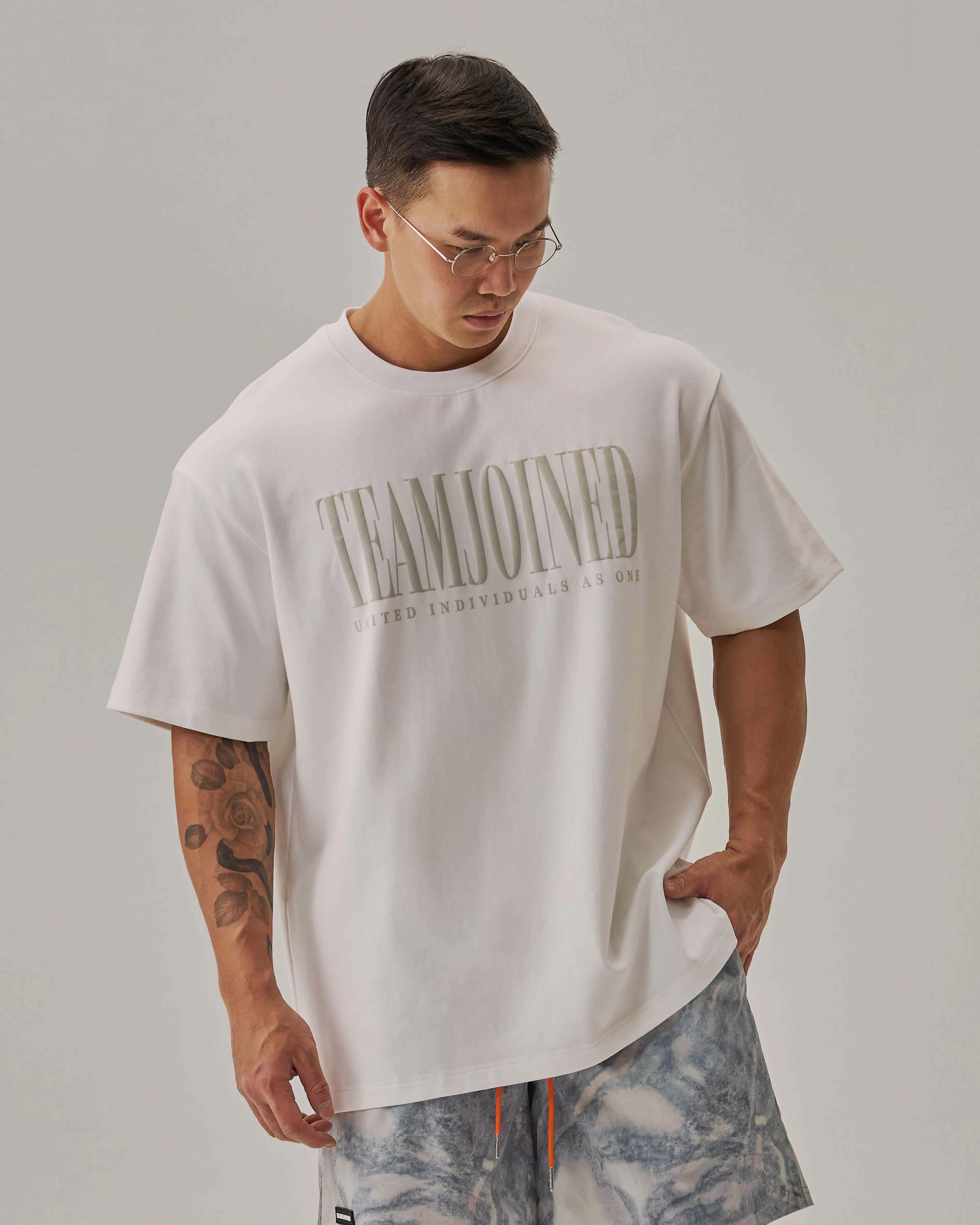 TEAMJOINED Foam Logo Heavy Oversized