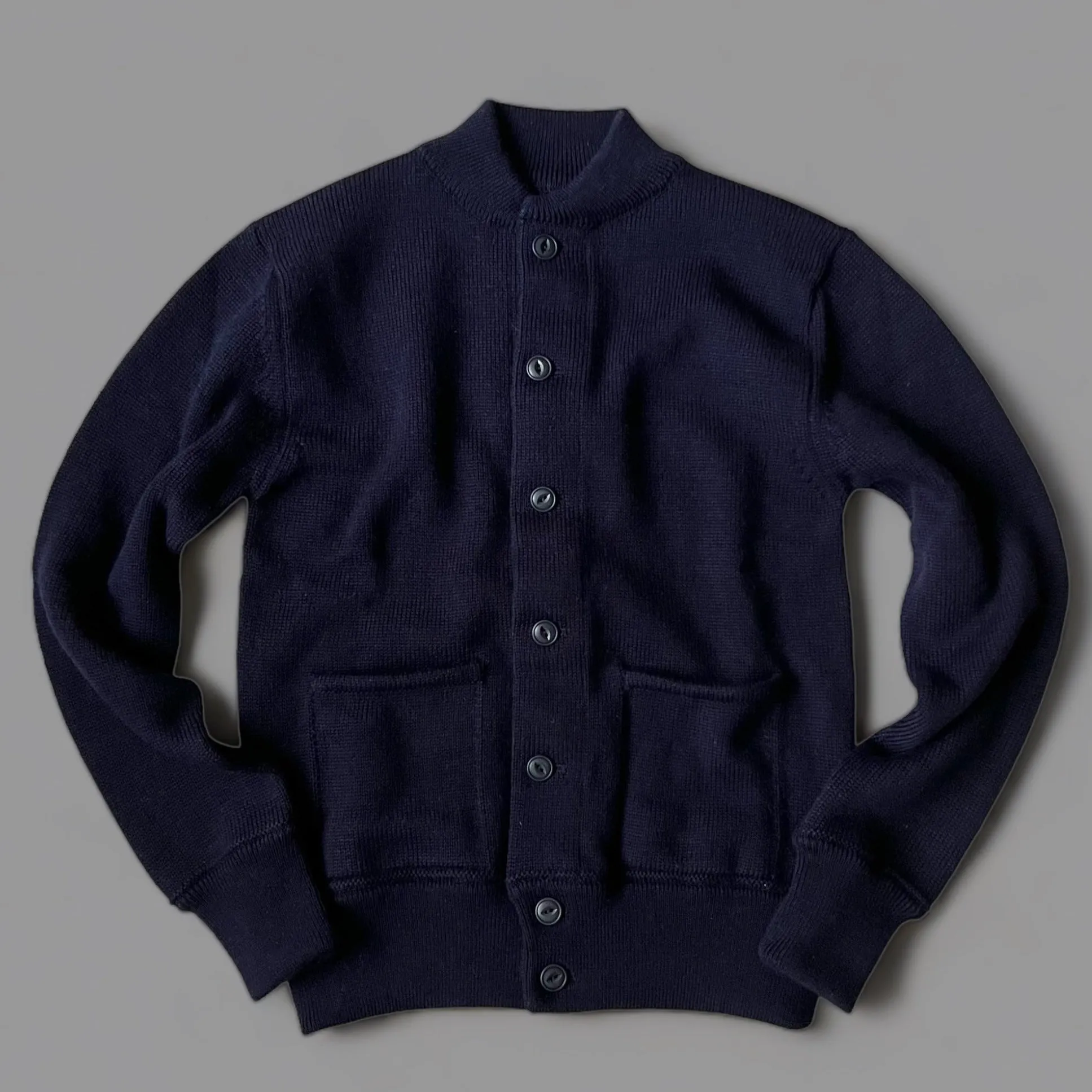 THE BRIG 2 CARDIGAN - NAVY