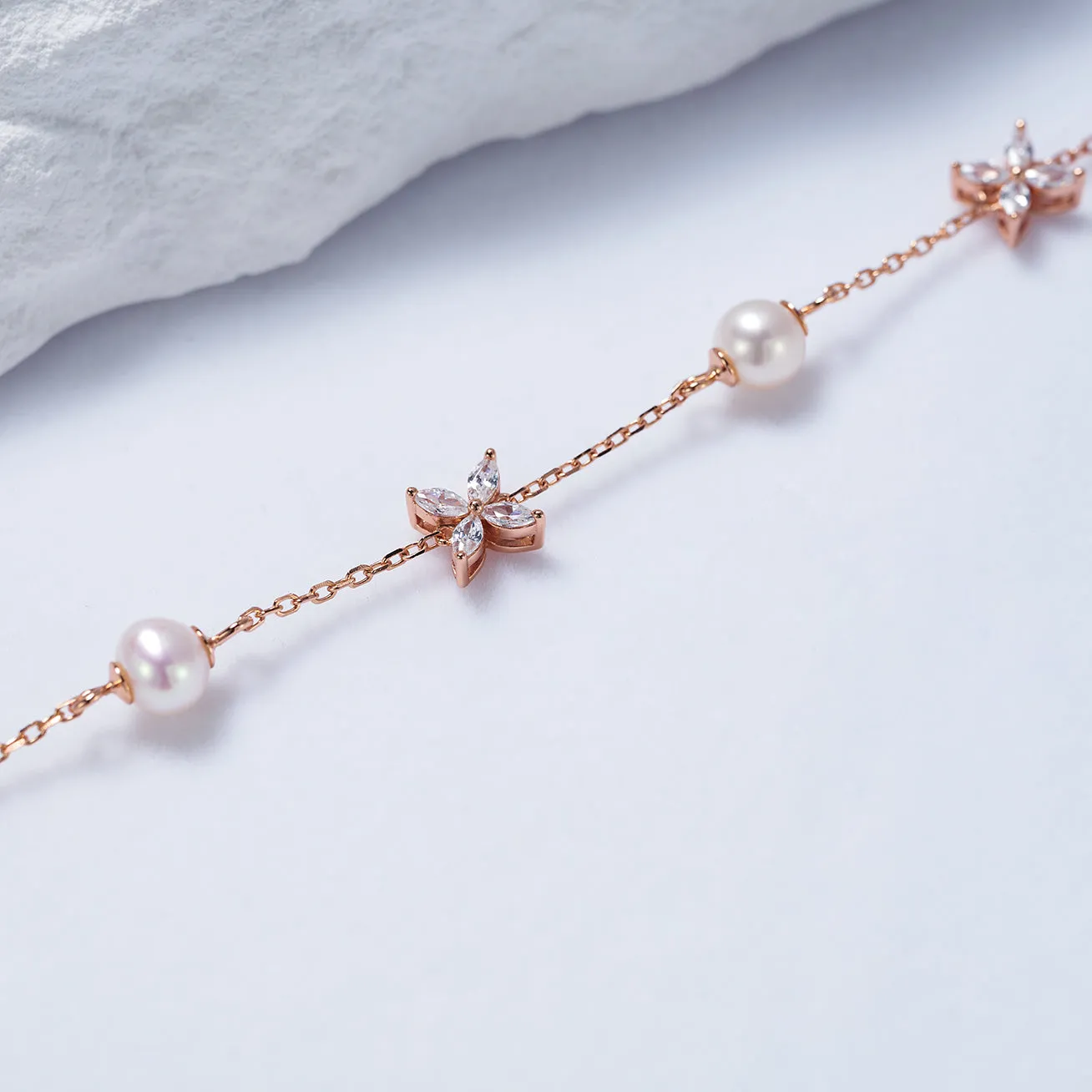 Top Grade Freshwater Pearl Bracelet WB00223| EVERLEAF