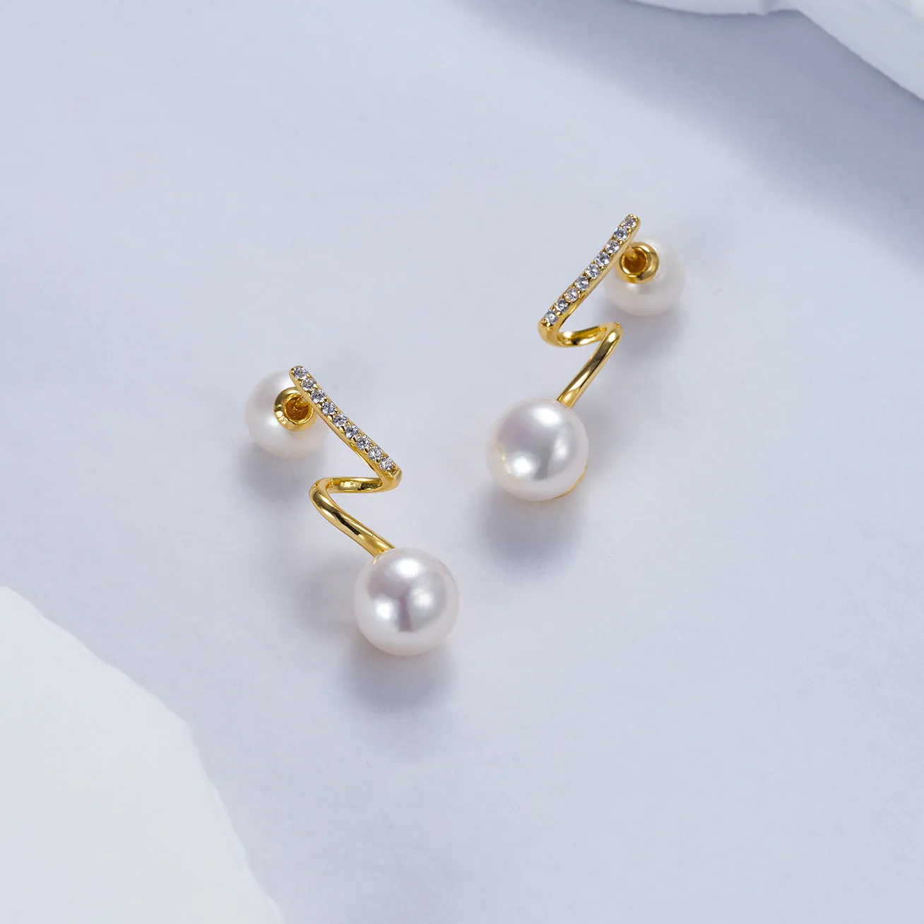 Top Grade Freshwater Pearl Necklace & Earrings Set WS00114 | S Collection