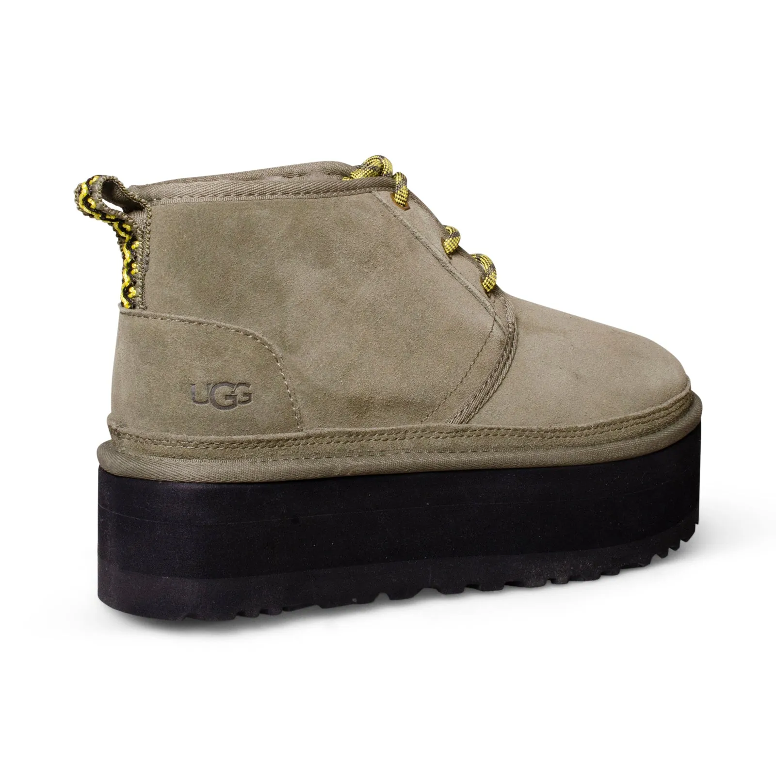 UGG Neumel Heritage Platform Burnt Olive Boots - Women's