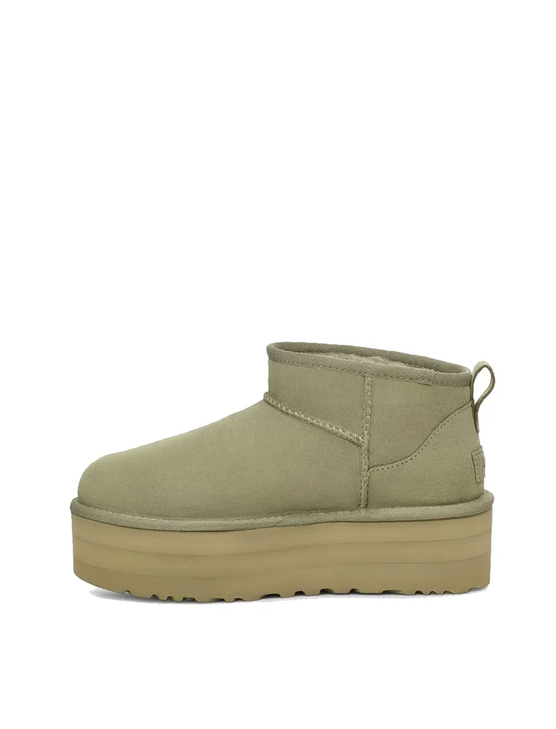 UGG Womens Classic Ultra Mini Boot Shaded Clover