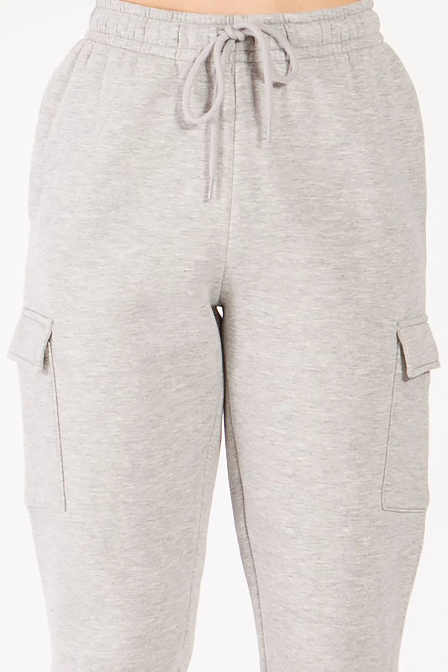 Women's Fleece Cargo Jogger Sweatpants