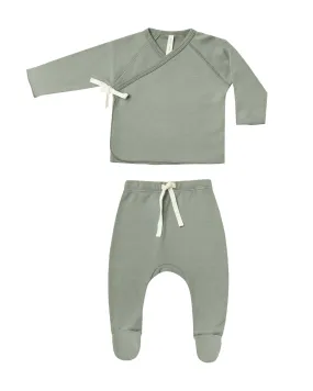 Wrap Top   Pants Set – Spruce