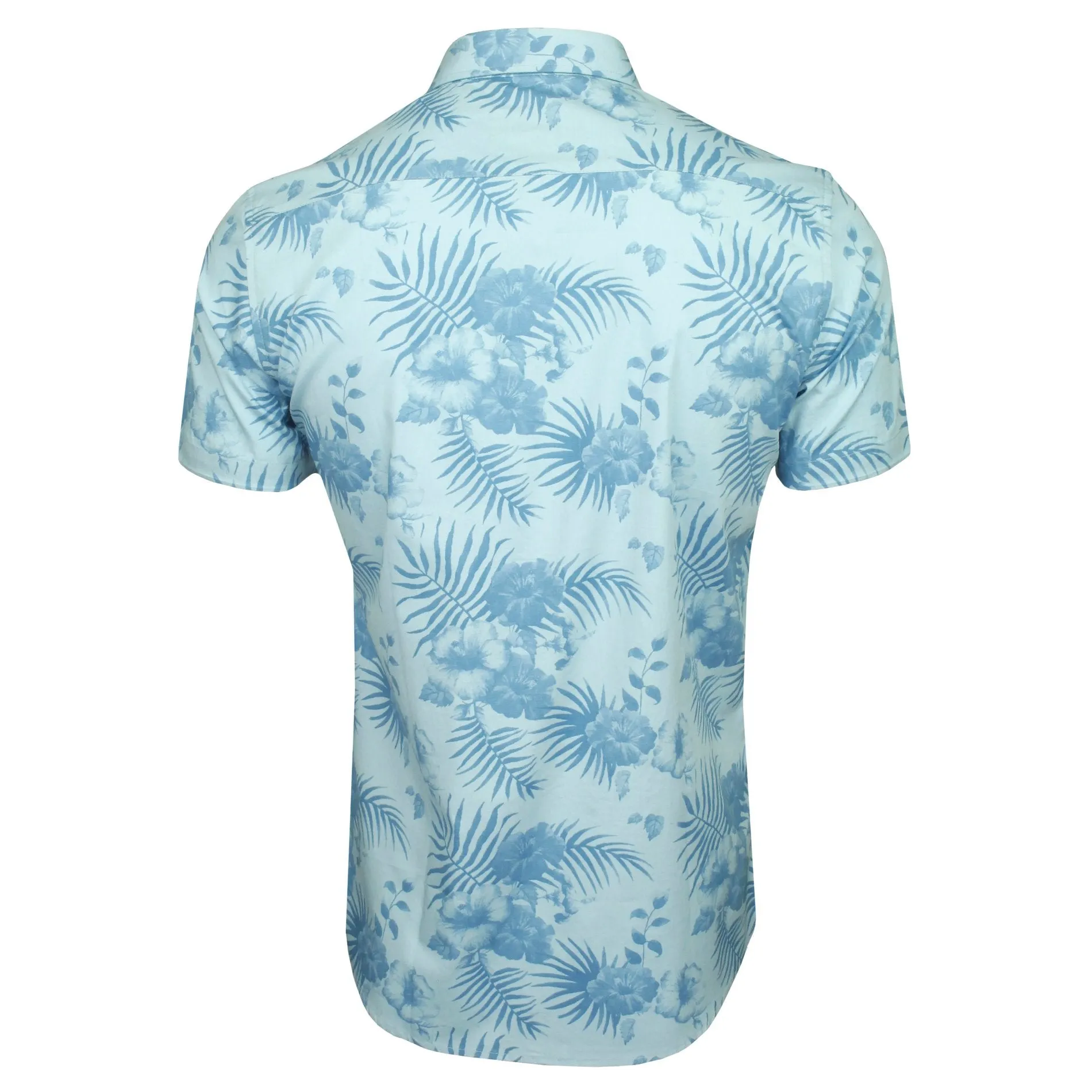 Xact Mens Cotton Hawaiian/ Floral Shirt - Short Sleeved